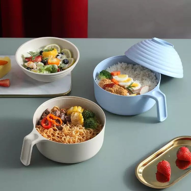 Stackable Lunch Bowl Set With Chopsticks, Spoon, Fork, And Case imagen 3