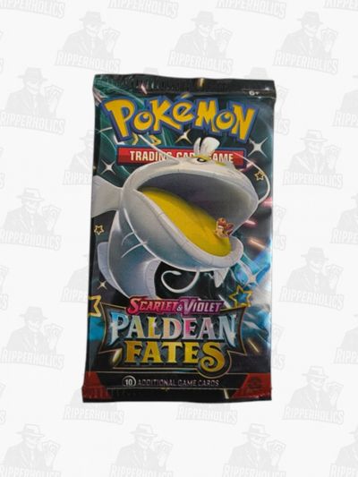 Scarlet & Violet Paldean Fates Booster Pack - ripped on stream