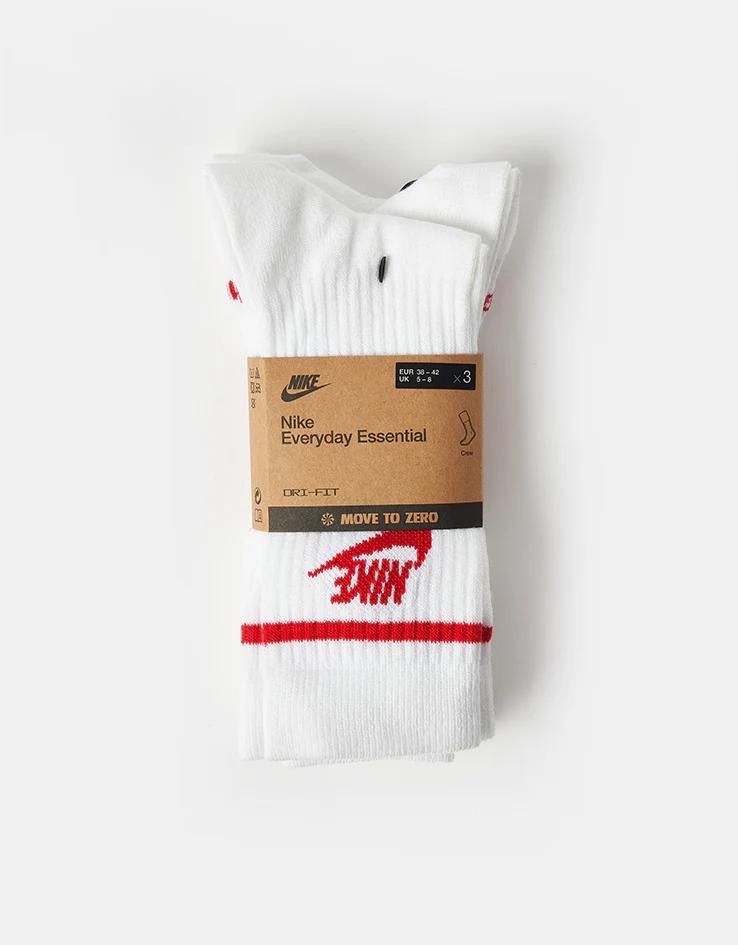 Nike Everyday Essential Socks ( Red ) 