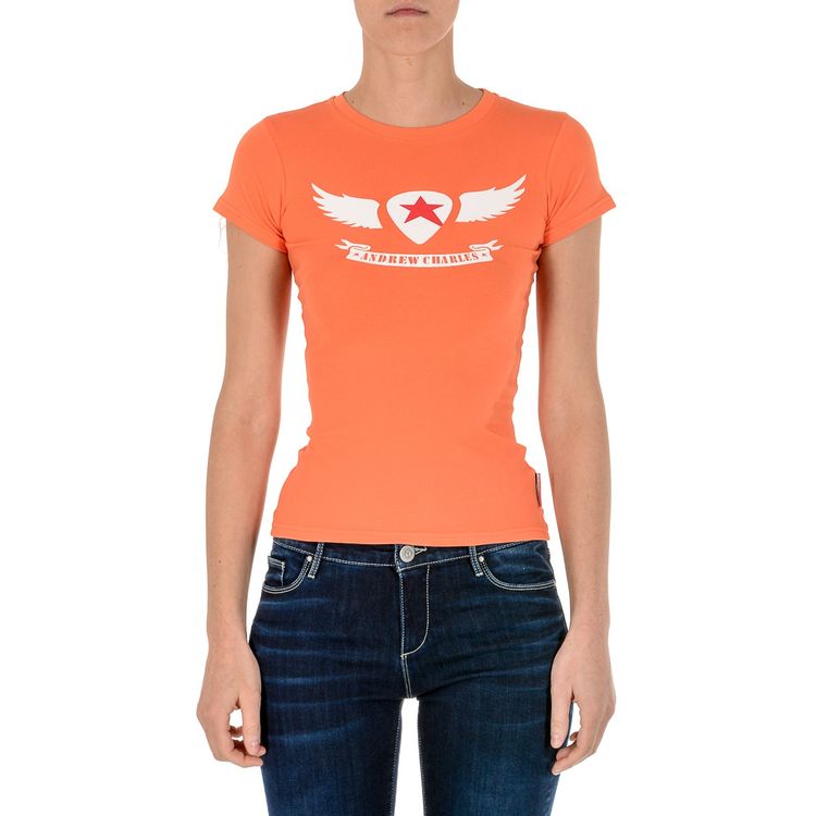 Andrew Charles Orange T-Shirt TS501 03 1002 TARANA ORANGE 001