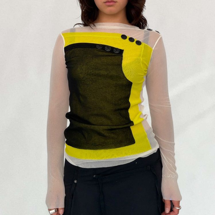 Jean Paul Gaultier mesh top