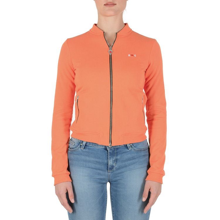 Andrew Charles Women'S Zip-Up Jacket FP501 04 1001 SUMATRA ORANGE