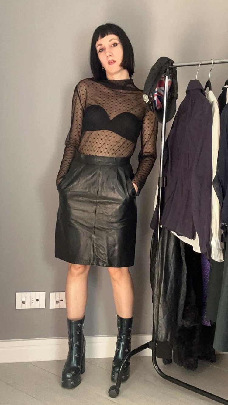 Gonna vera pelle Noir obraz 2