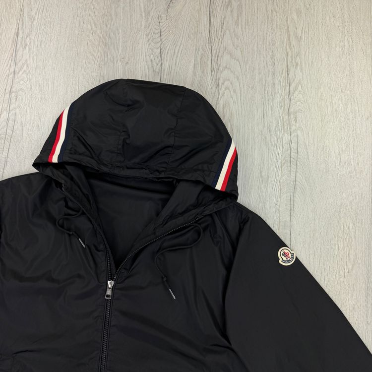 Moncler Men’s Grimpeurs Zip-up Black Windbreaker Jacket - Size 4 obraz 6