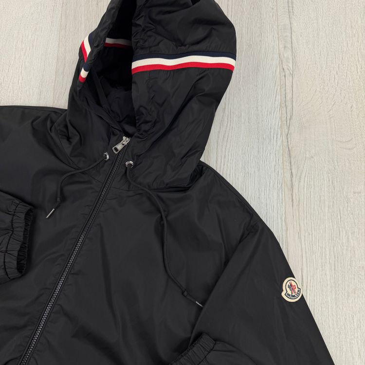 Moncler Men’s Grimpeurs Zip-up Black Windbreaker Jacket - Size 4 obraz 2
