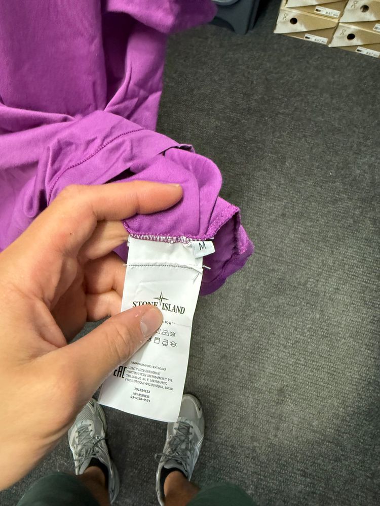 Stone Island Purple T-Shirt 2