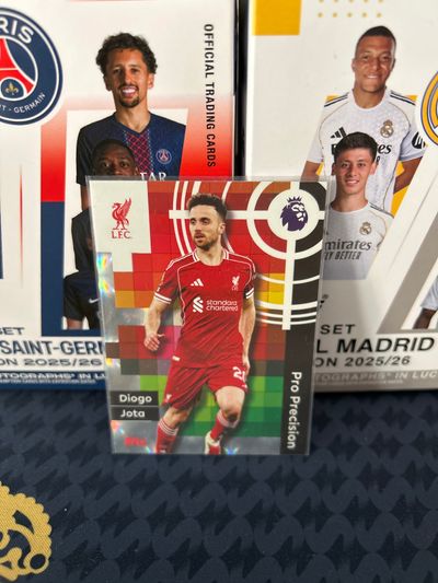 Liverpool Fc Diogo Jota Pro Precision Trading Card