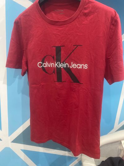 Maglietta rossa Calvin Klein Jeans