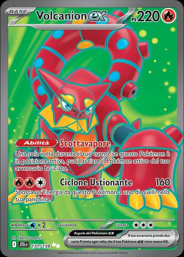 Volcanion ex #171 Pokemon Journey Together  image 1
