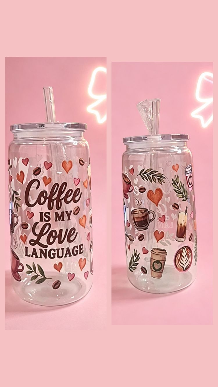Other Clear Glass Tumbler With Straw product image