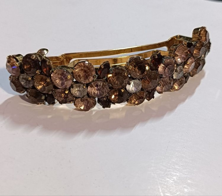 Sparkling Rhinestone French Barrette Crystal Hair Clip 5