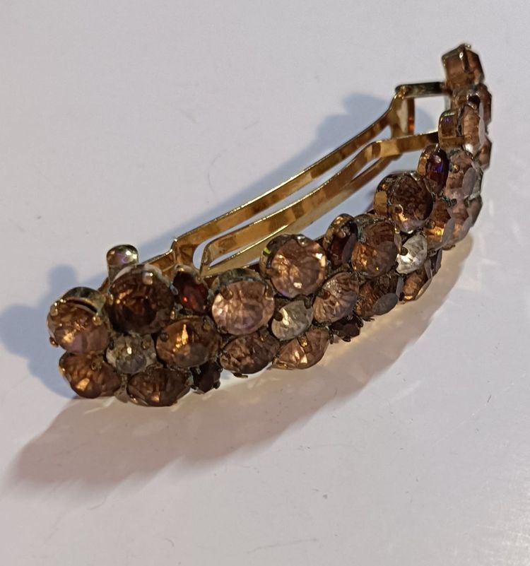 Sparkling Rhinestone French Barrette Crystal Hair Clip 6