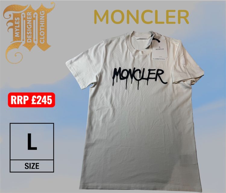 Moncler Graffiti White T-Shirt
