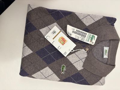 Lacoste Argyle Pattern Sweater
