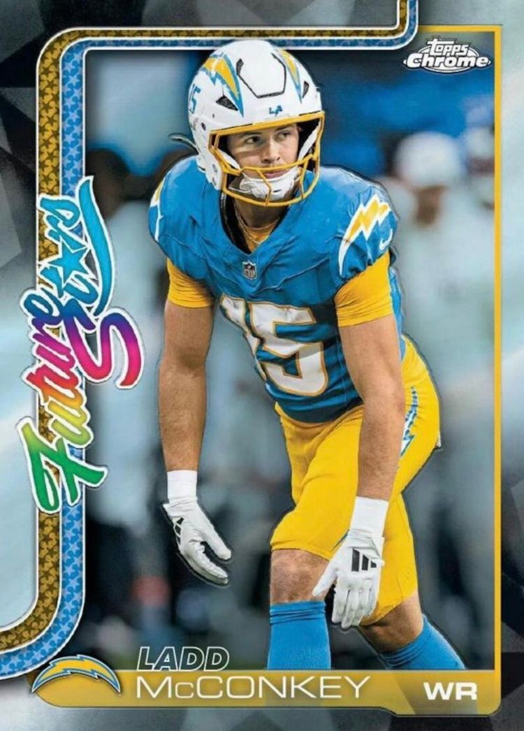 Topps Chrome 2025 Nfl Trading Cards Mega Hobby Box 4