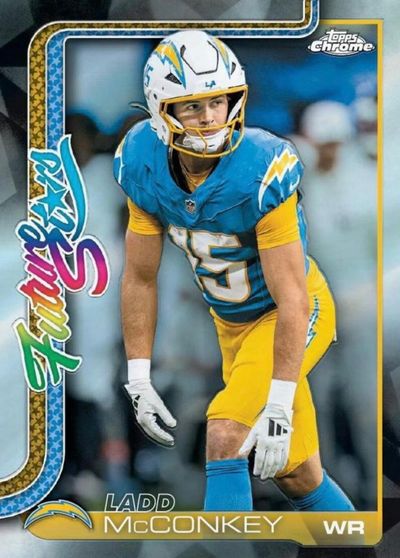 Topps Chrome 2025 Nfl Trading Cards Mega Hobby Box 4