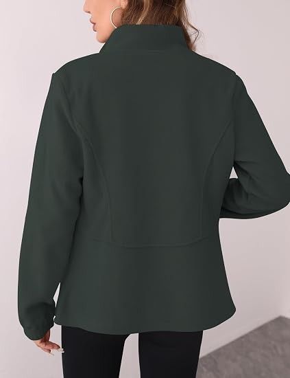 Dark Green Zip-Up Jacket 4