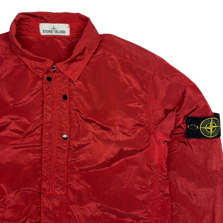 S/S 16 Stone Island Nylon Metal Overshirt - Red obraz 5