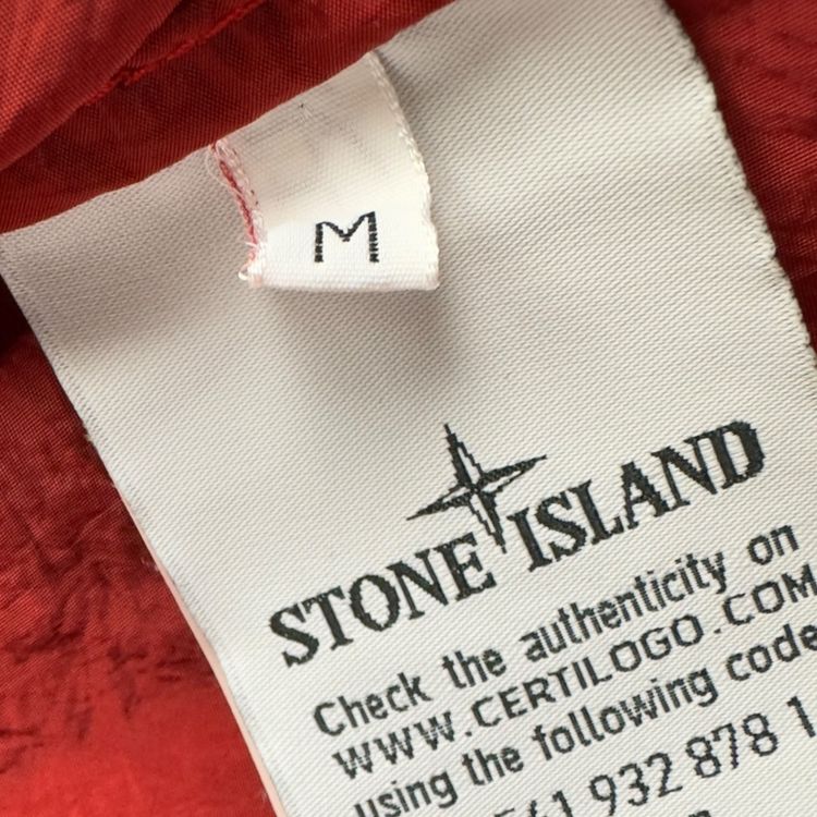 S/S 16 Stone Island Nylon Metal Overshirt - Red obraz 2