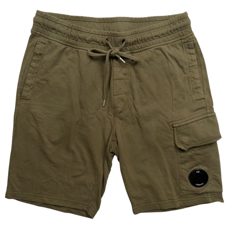 C.P. Company Fleece Shorts - Khaki