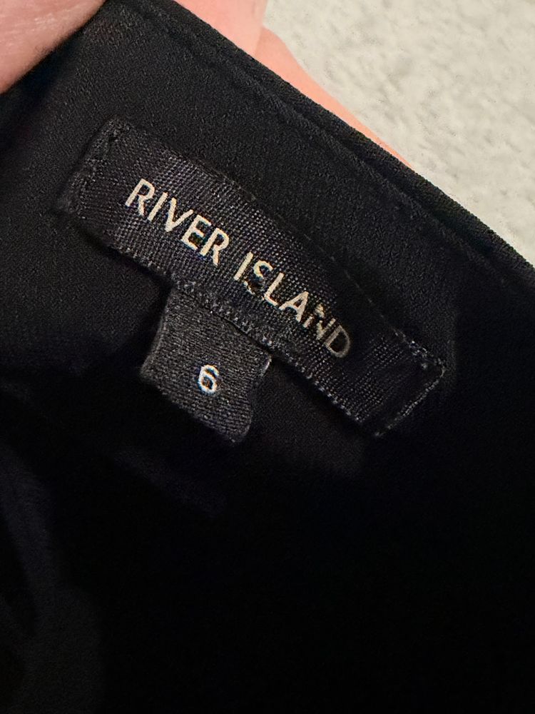 River Island Black Dress With Floral Embroidery 3