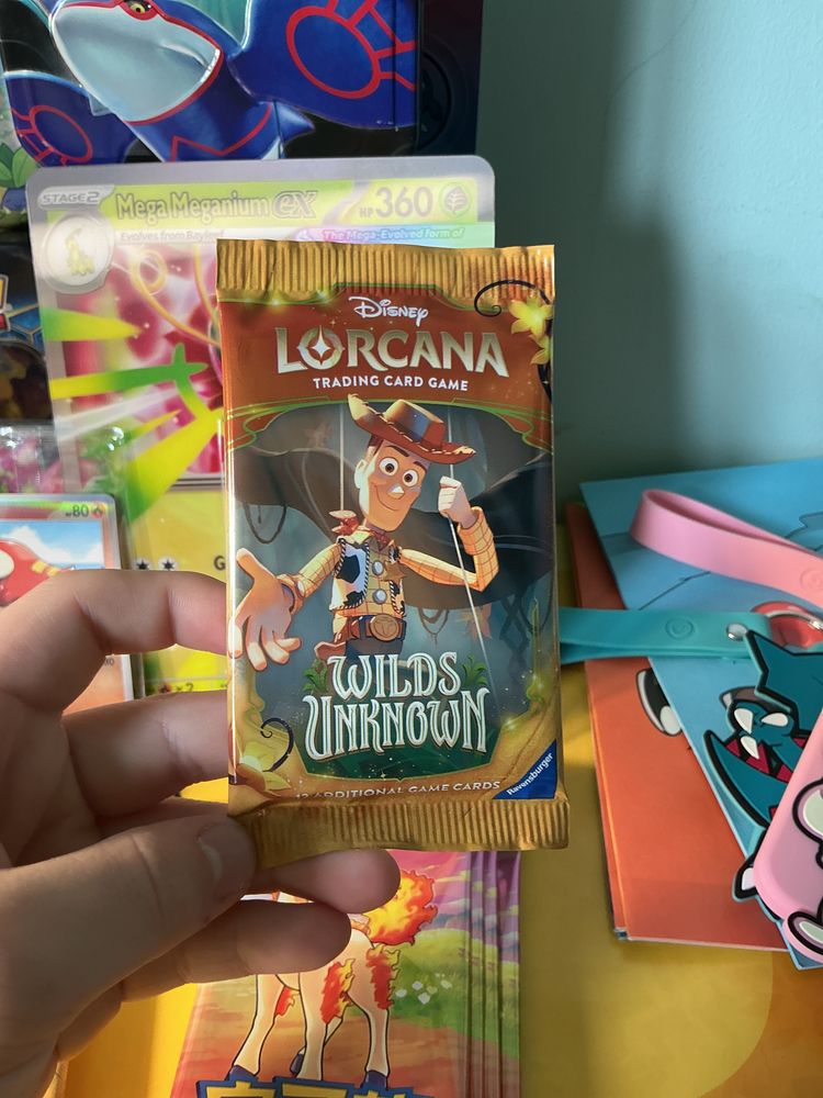 Disney Lorcana Trading Card Game Wilds Unrknown Booster Pack