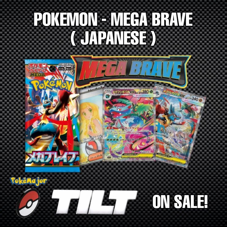 3x Pokemon Mega Brave - Japanese Trading Cards