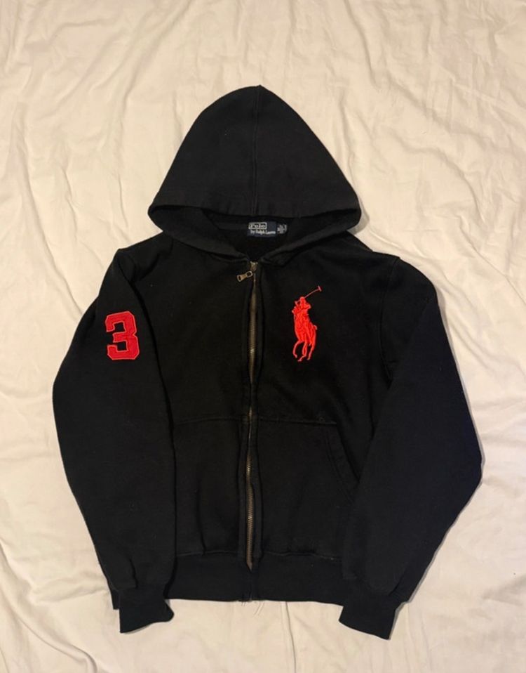 Polo Polo Ralph Lauren Black Zip-Up Hoodie product image
