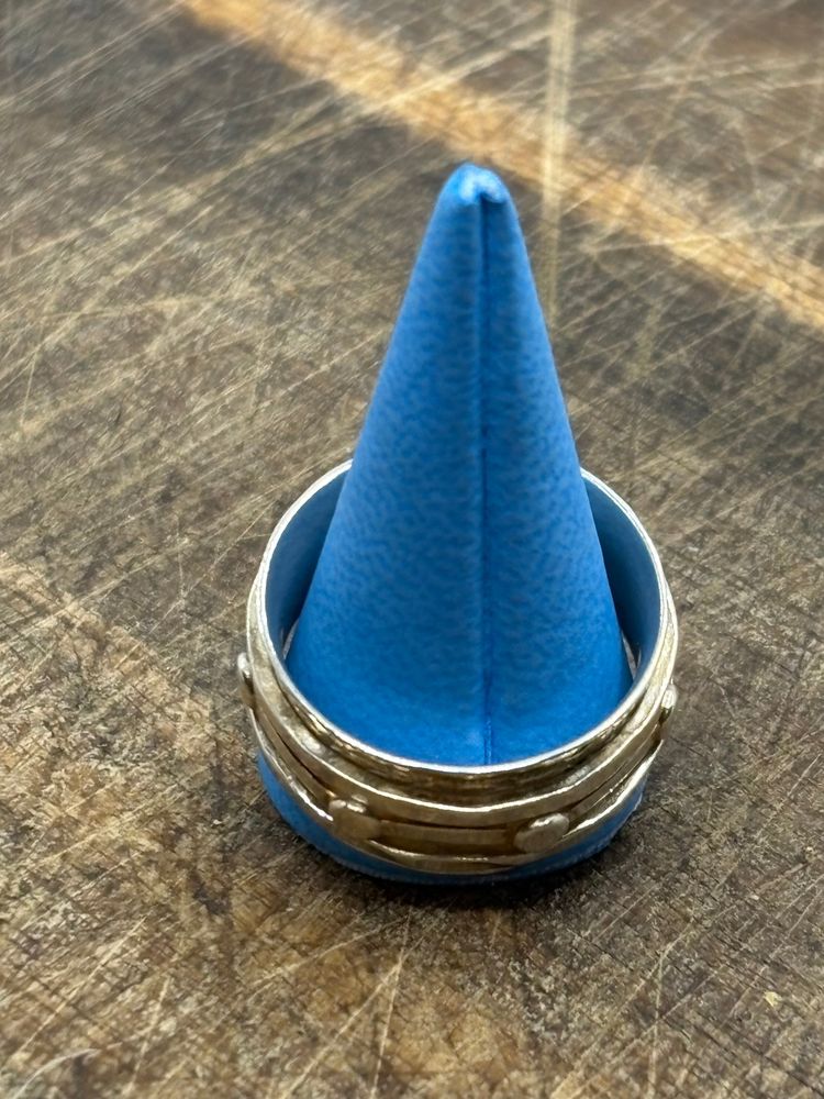 Fidget ring solid silver image 3