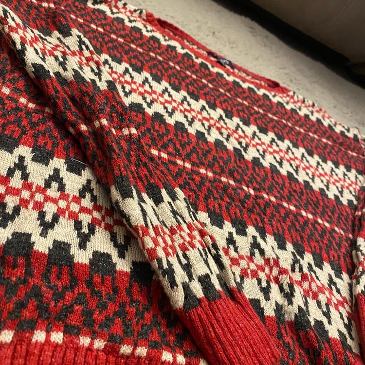 Chaps Petite Patterned Sweater