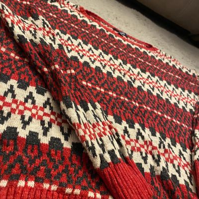 Chaps Petite Patterned Sweater