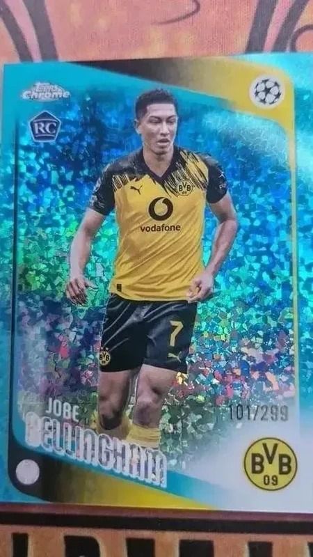 Immagine di Jobe Bellingham Carta Topps Chrome UCC 2025-26 #5 Borussia Dortmund 101/299 Rookie Card 2