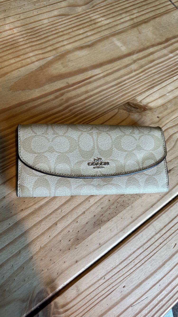Cream/Beige Coach Purse