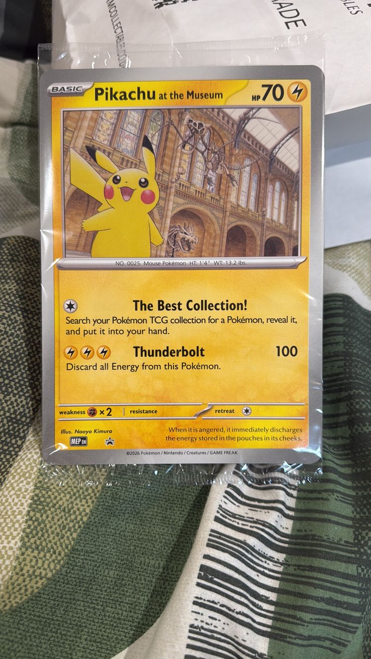 Pokémon Pikachu At The Museum Pokémon Card product image