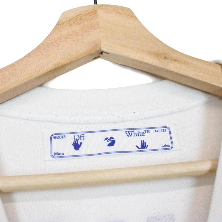 Off White Non-Fiction Print T-Shirt S/M 6