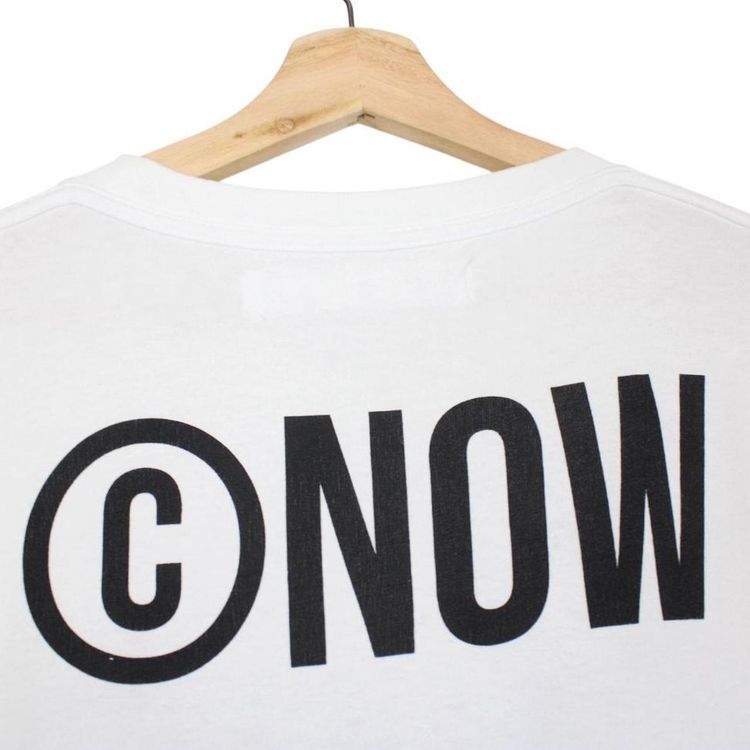 Off White Non-Fiction Print T-Shirt S/M 3