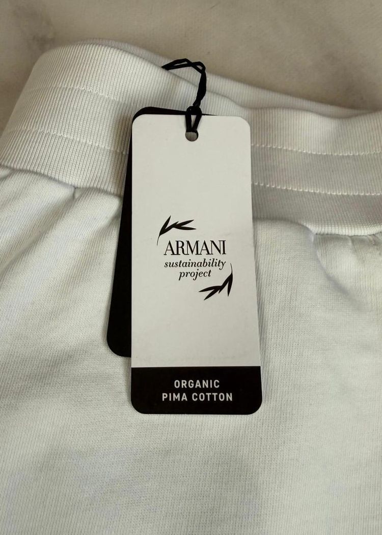 Armani Exchange White Sweatpants image 6