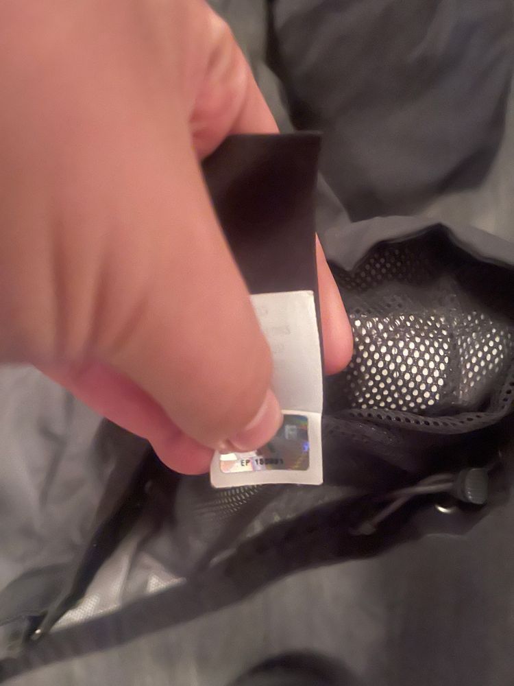 Black and Grey Hyvent North Face Raincoat 5