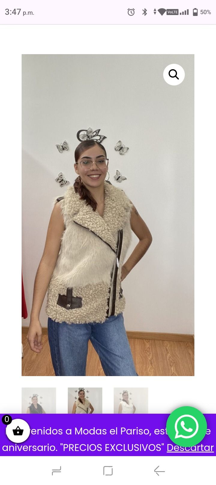 Chaleco de pelo y borrego 3