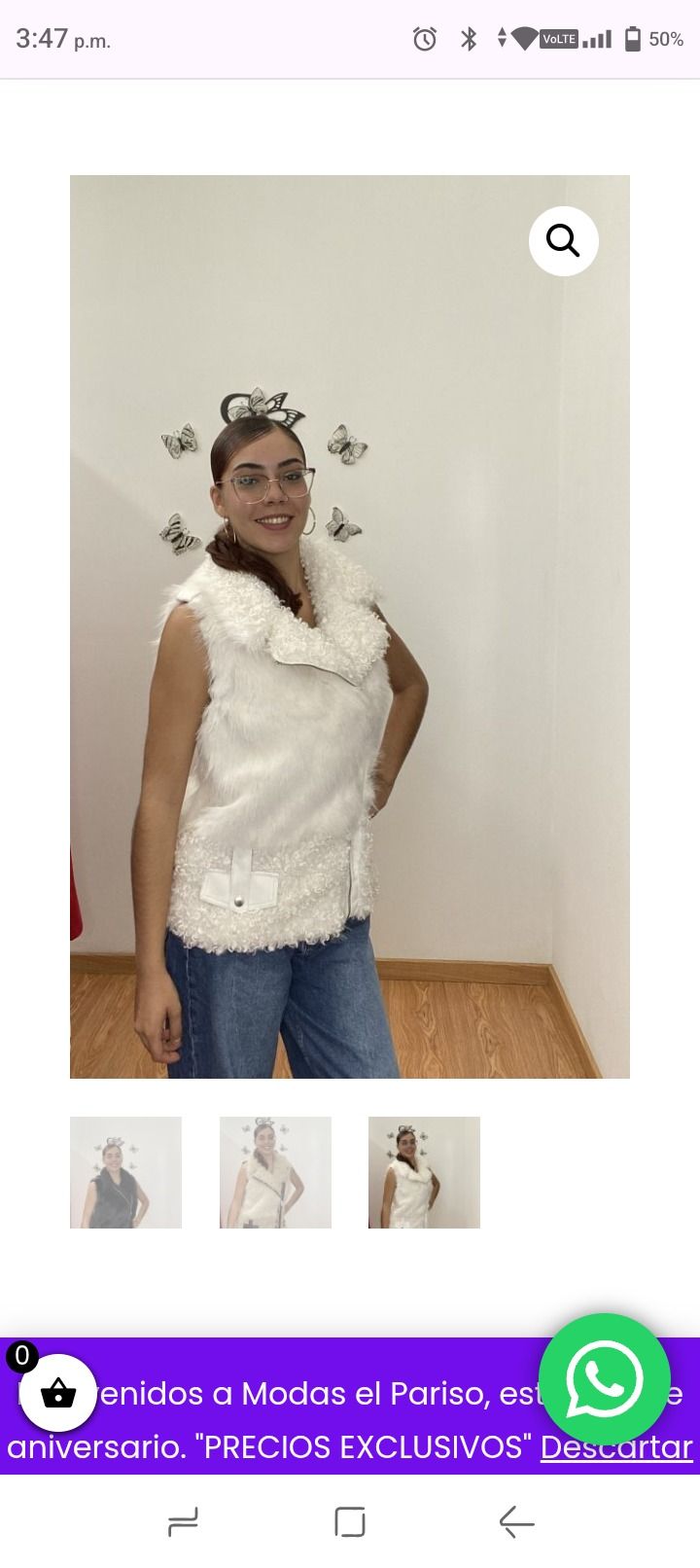 Chaleco de pelo y borrego 2