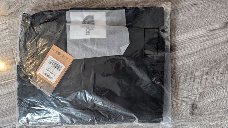 The North Face Black Hoodie - White Block Logo - XL - £85 RRP 