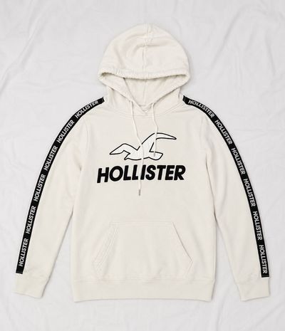 Hollister White Hoodie