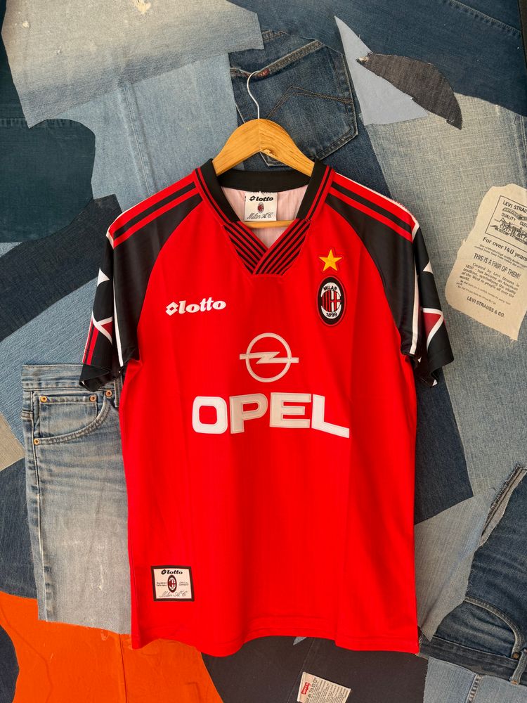 Lotto Ac Milan Football Jersey