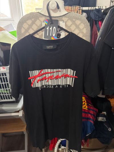 110 - trapstar Black Graphic T-Shirt