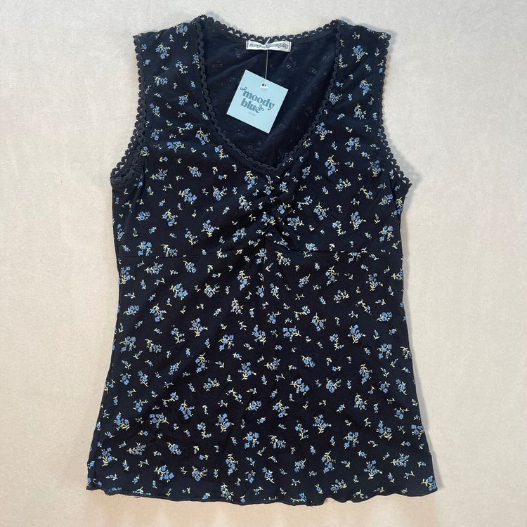 Naughty Naughty Sleeveless Floral TankTop