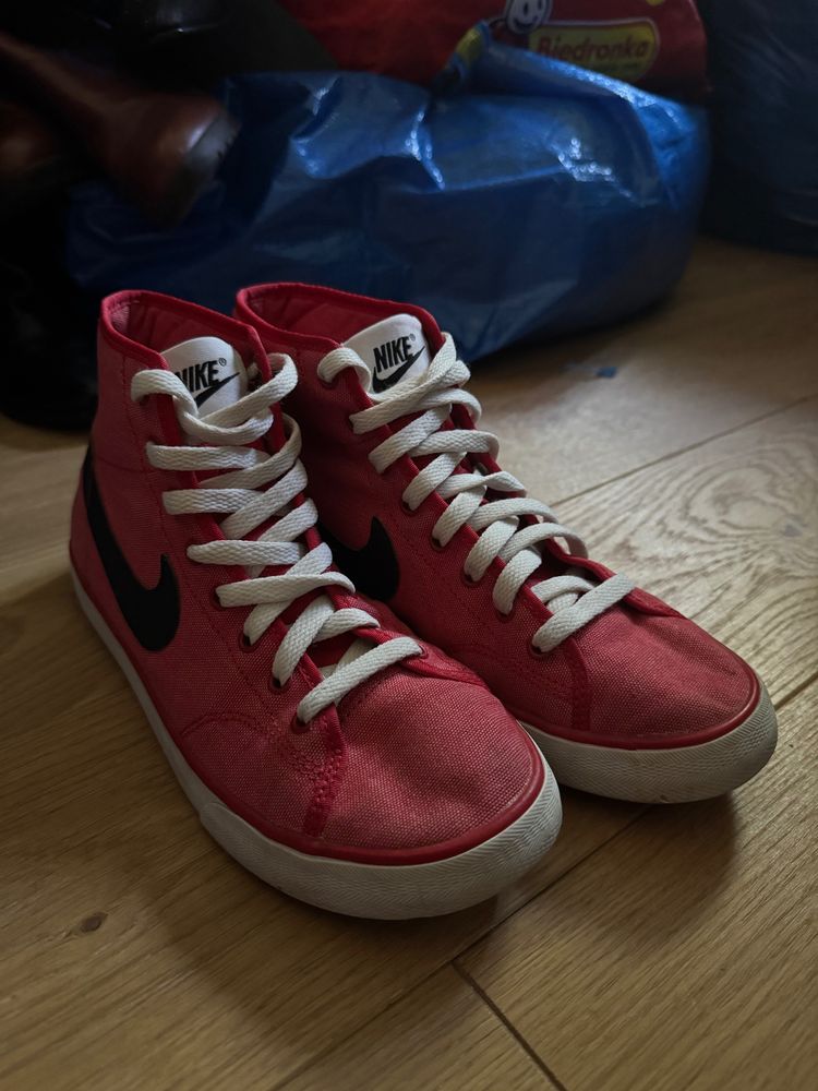 Nike Red High-Top Sneakers