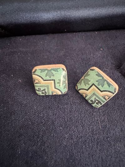 Square Stud Earrings