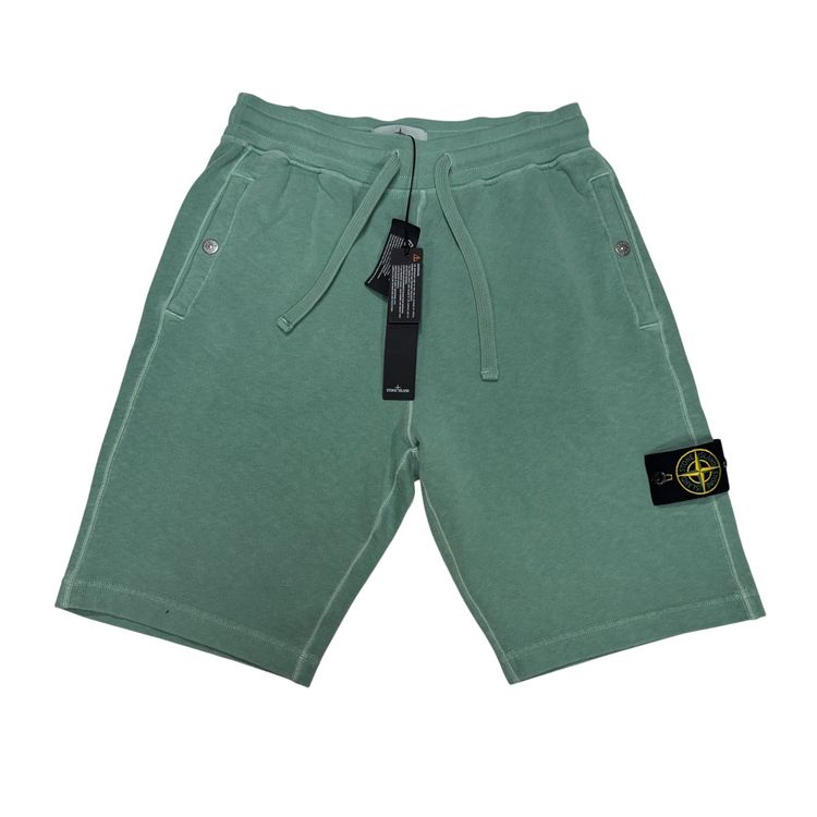 Stone Island Closed Loop Jogger Green Shorts