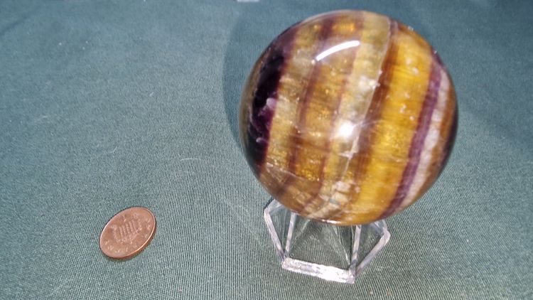 Rainbow Fluorite Sphere