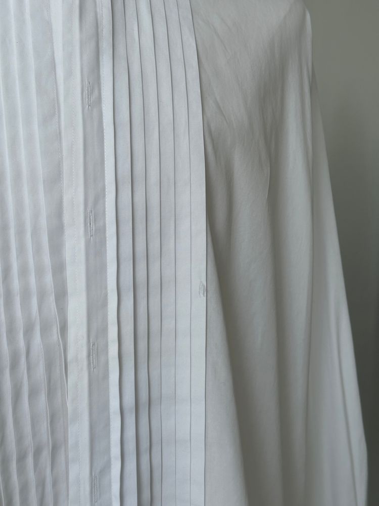 Christian Dior Chemise 1990s Pure Cotton Tuxedo Shirt - XL image 2